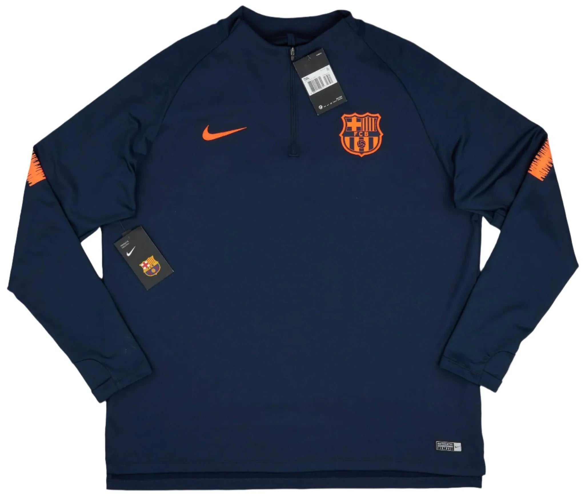 Nike Barcelona Squad Drill Top Obsidian Hyper Crimson