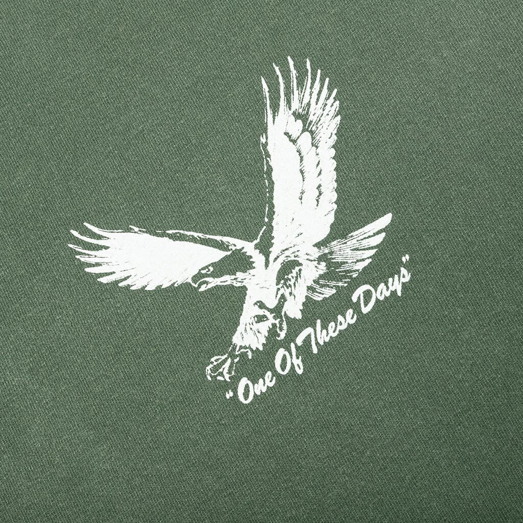 Screaming Eagle Tee Washed Forest Green