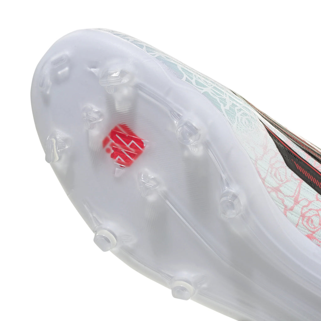 adidas F50 League Laceless FG Firm Ground Youth Soccer Cleats White Black Red