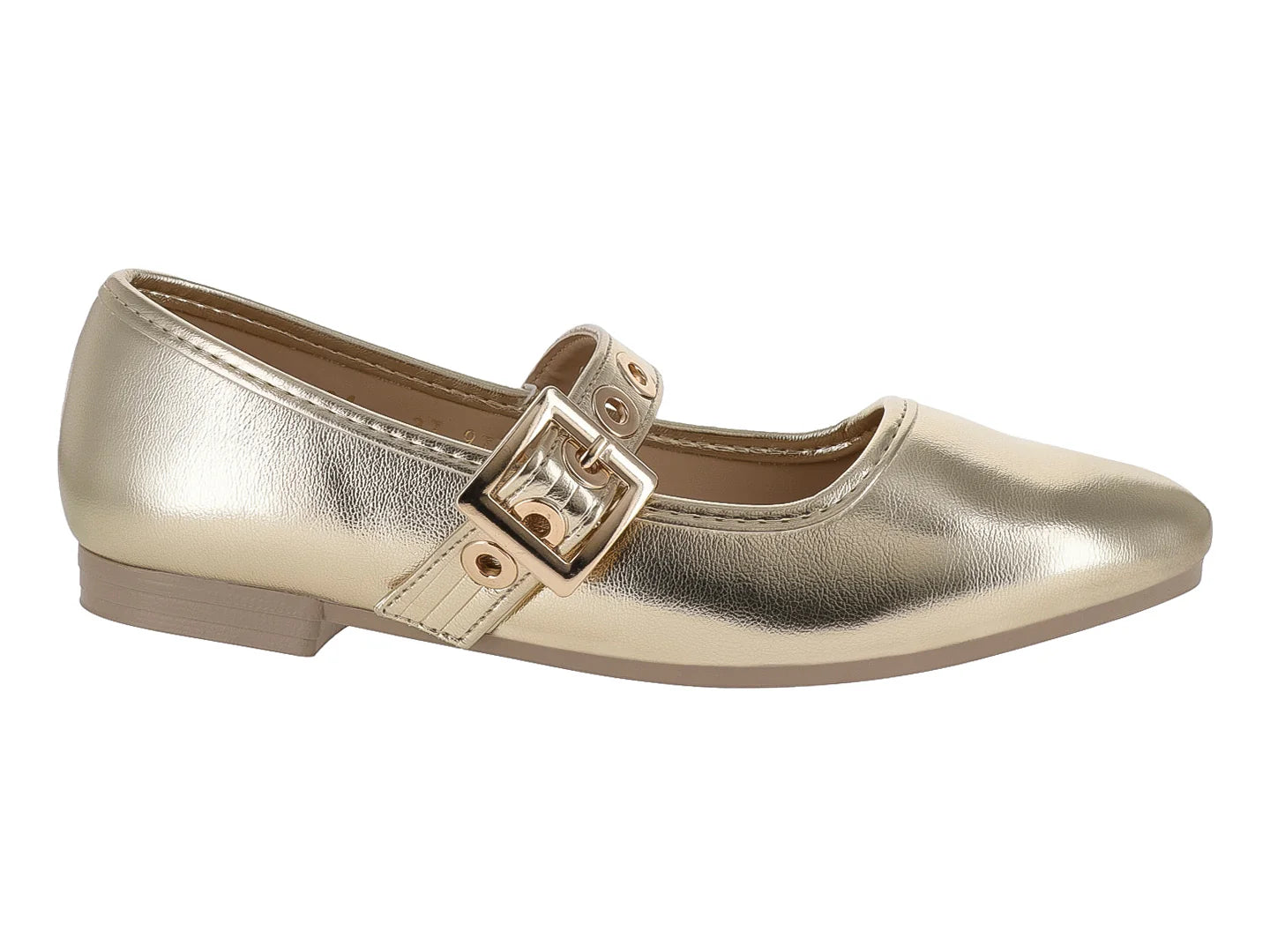 Zapatos Planos MELIANA Color Oro para Mujer