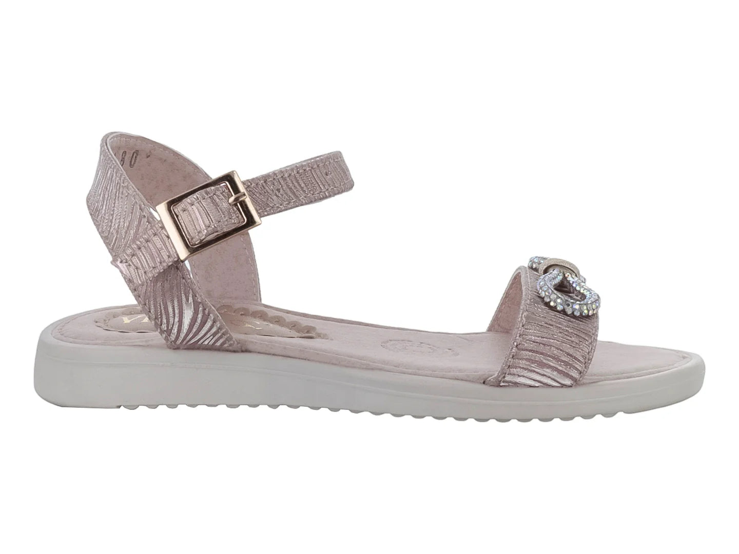 Sandalias Viris Marfil Oro para Niña
