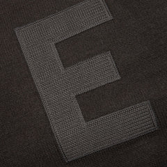 Kids Knit Polo Off Black