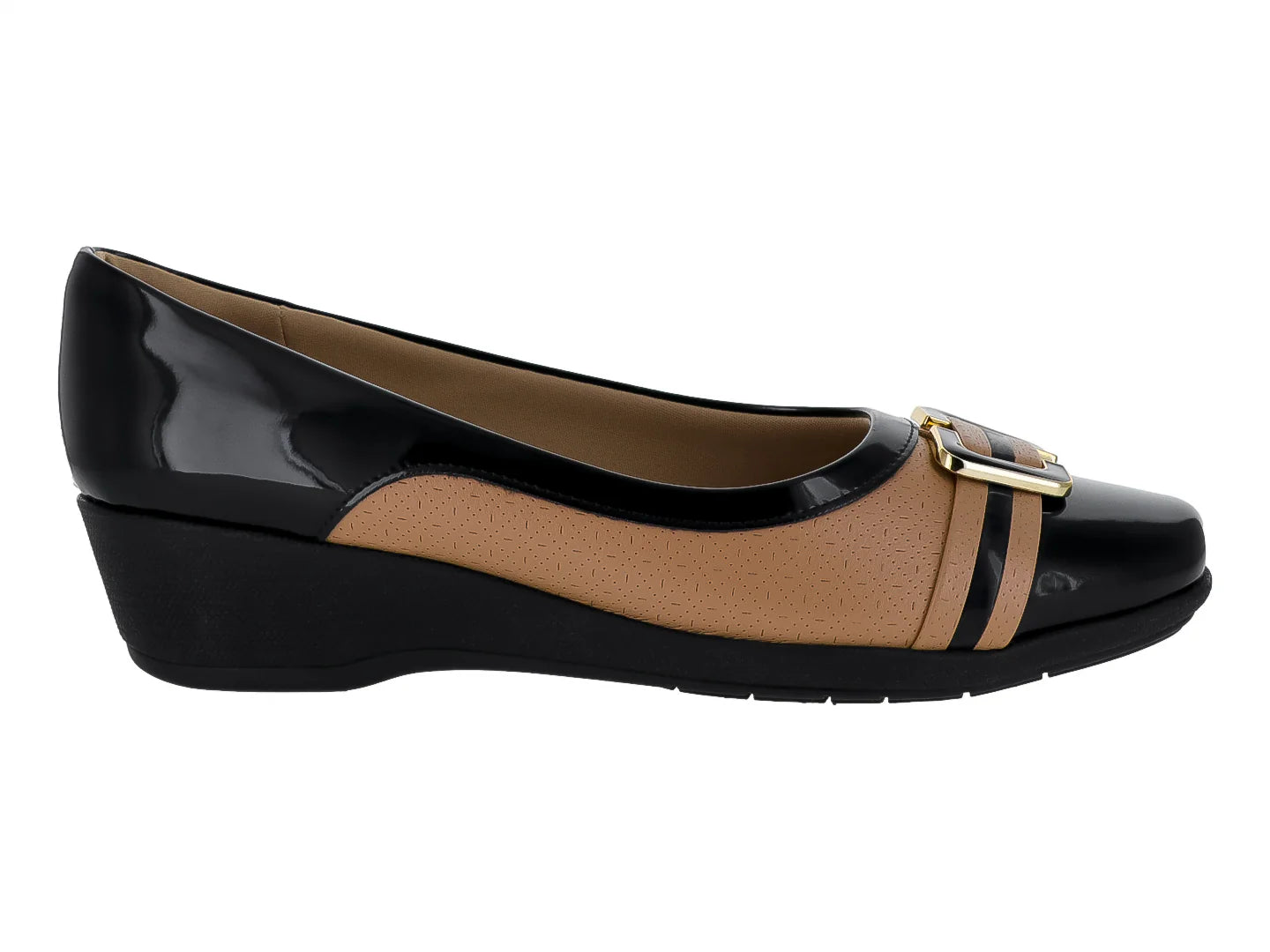 Zapatos de Cuña Piccadilly Color Nude para Mujer