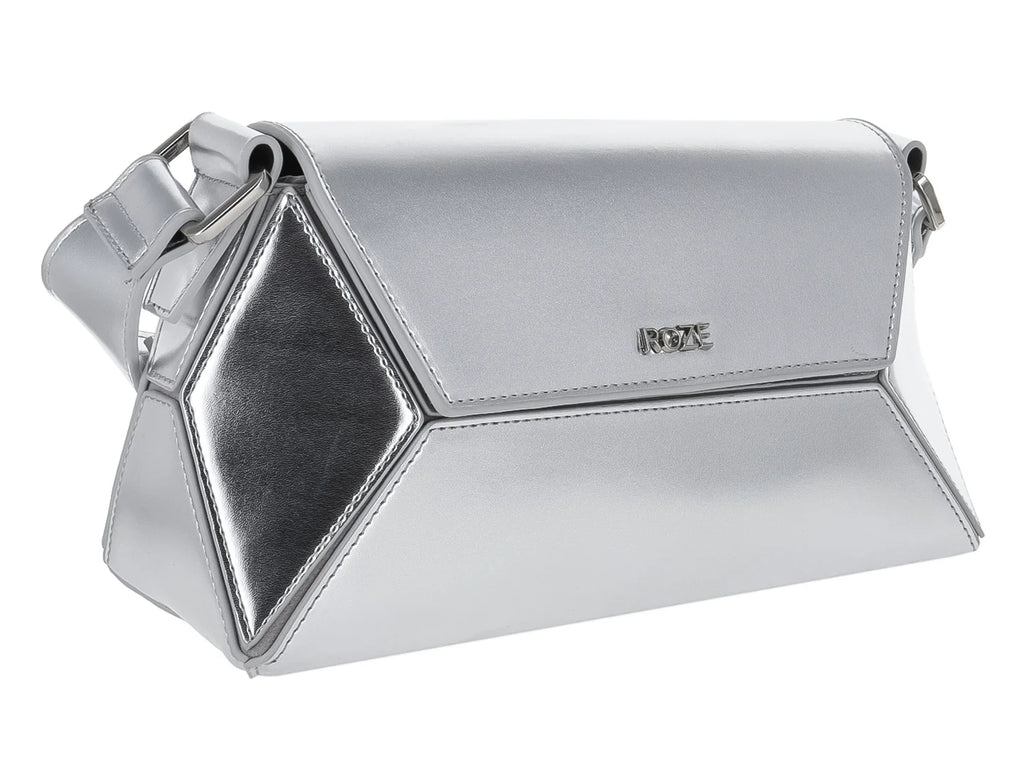 Bolso Crossbody ROZE Plata para Mujer