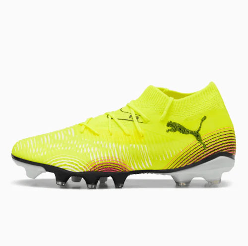 PUMA Future 8 Match FG AG Womens Firm Multi Ground Football Boots Yellow