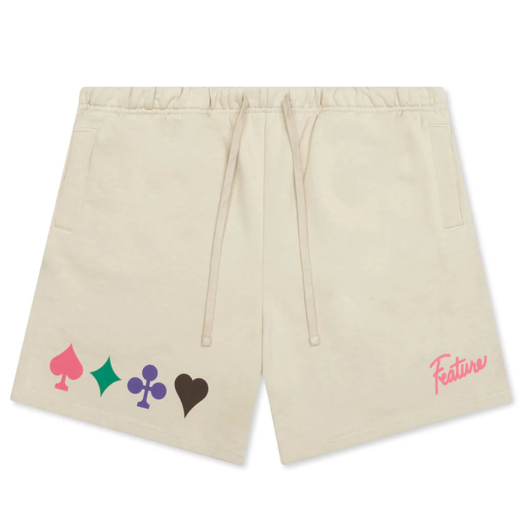 Double Down Sweatshort Agate Grey