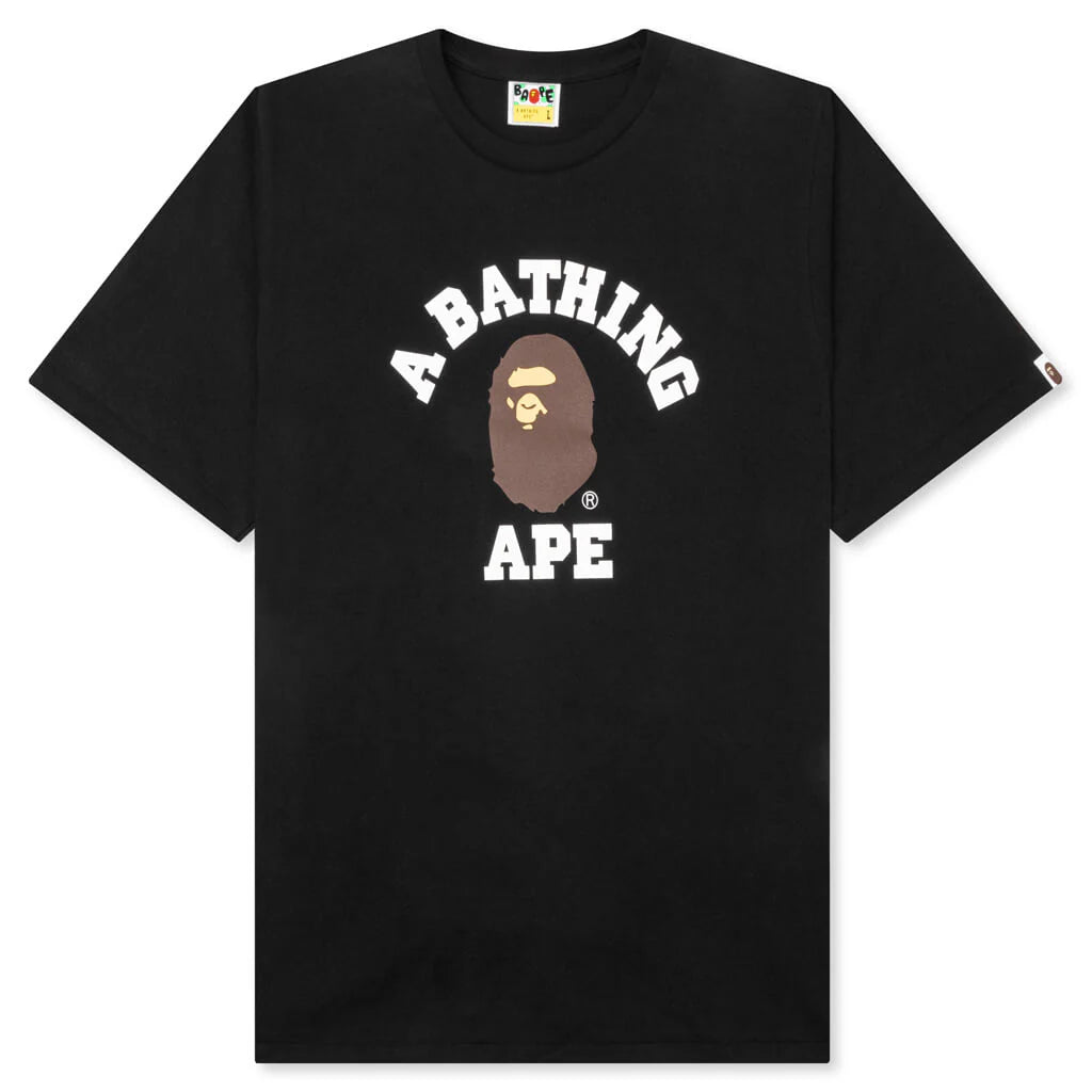 College Tee Black