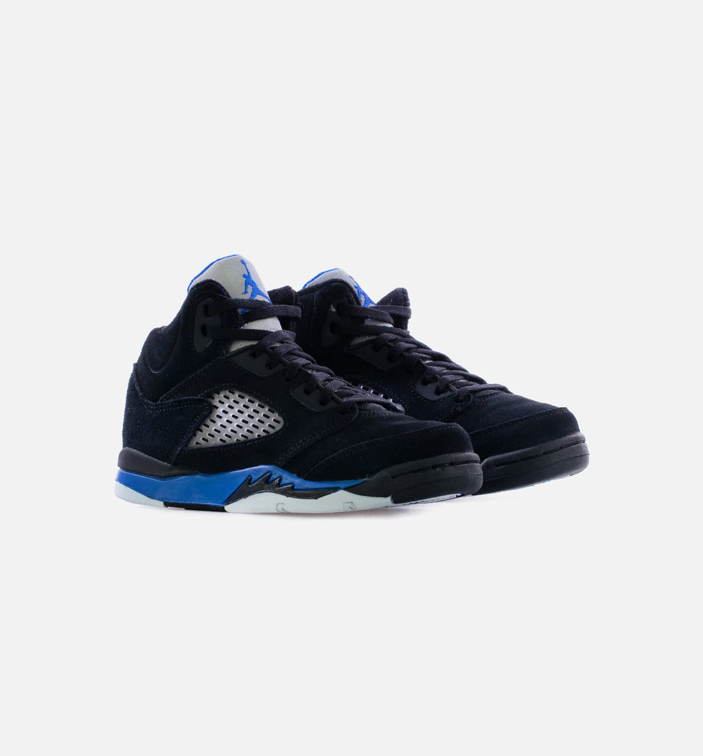 Air Jordan 5 Retro Racer Blue Preschool Lifestyle Shoe Black Blue