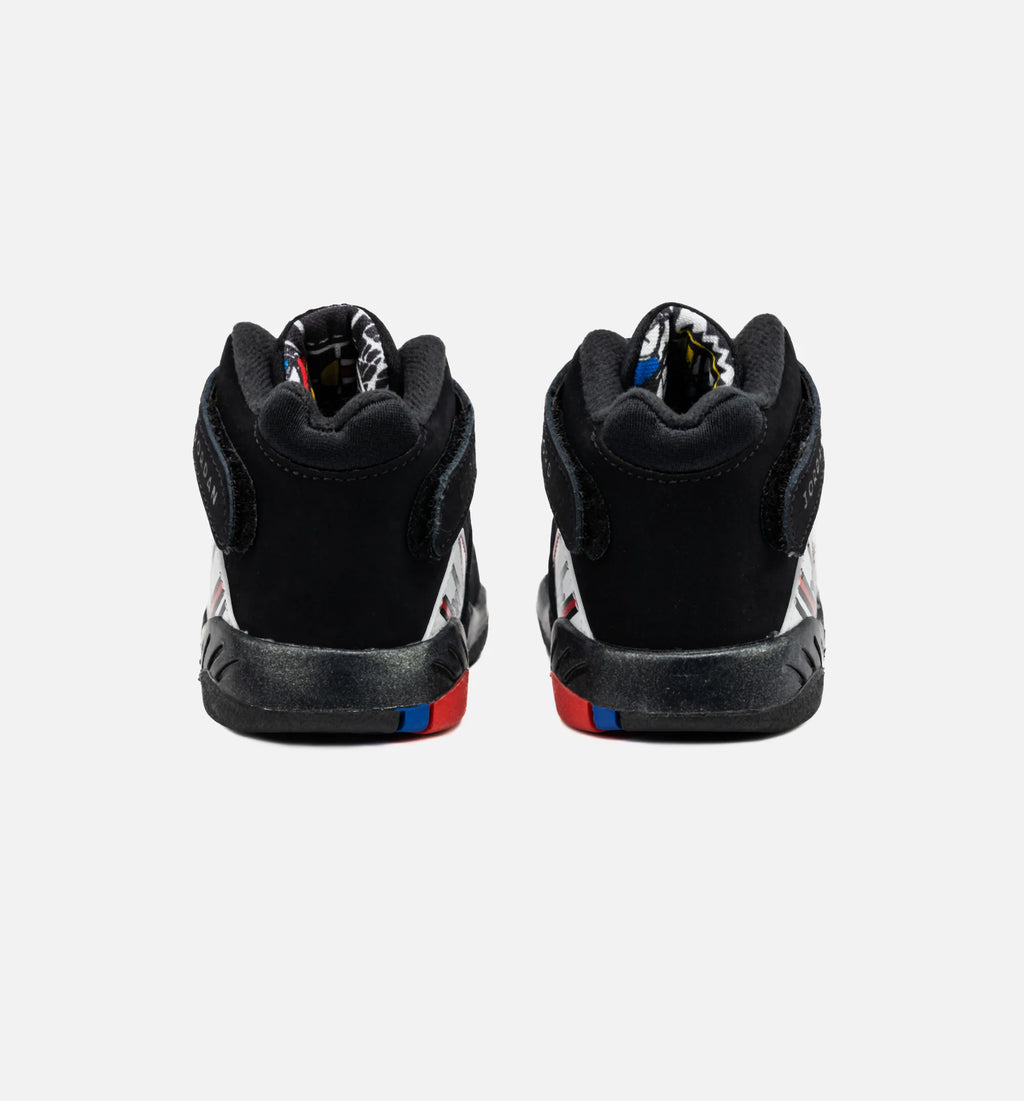 Air Jordan 8 Retro Playoffs Infant Toddler Lifestyle Shoe Black