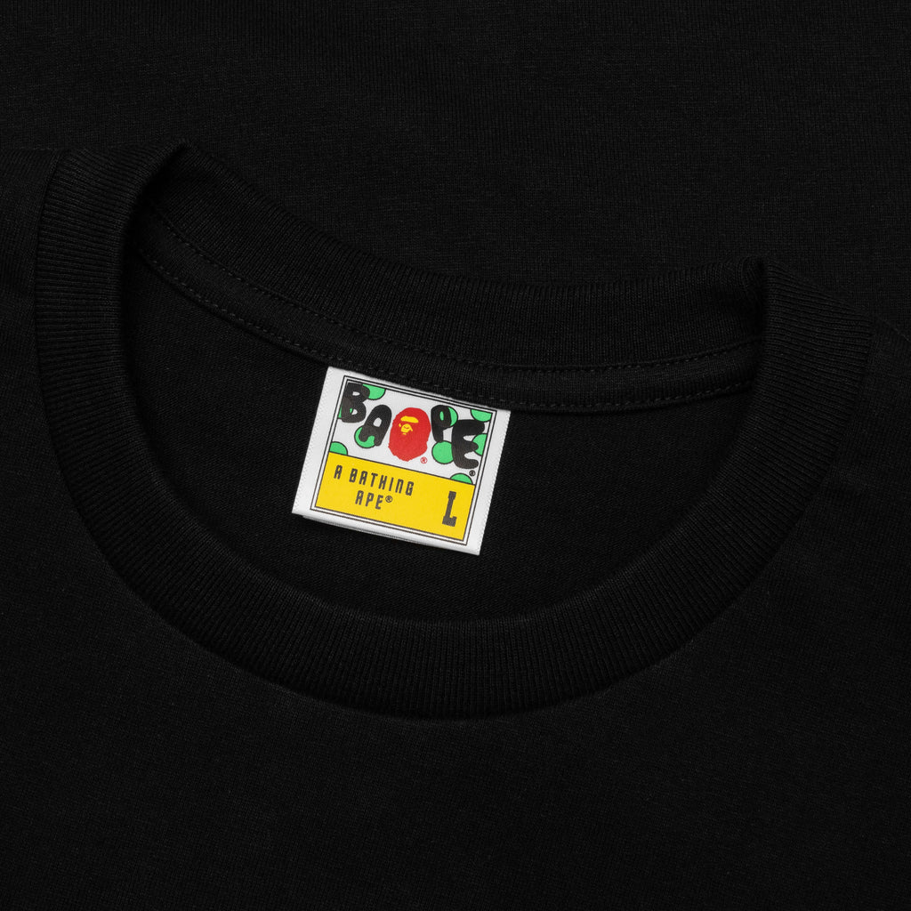 Color Camo Milo on Big Ape Tee Black Red