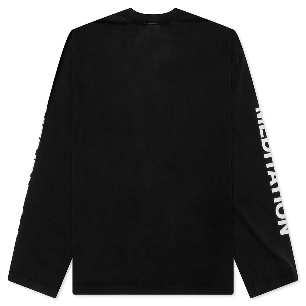 Meditation L S Tee Black