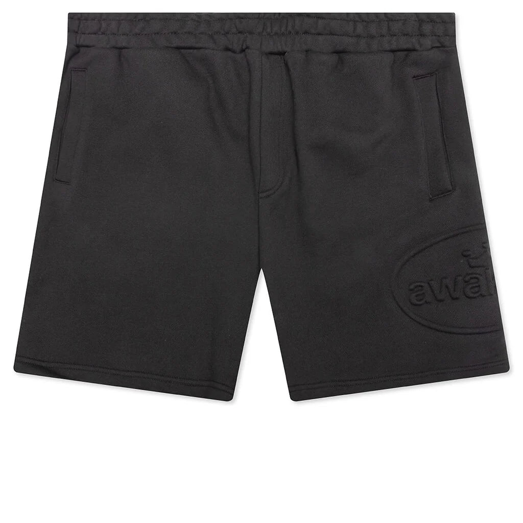 Debossed Sweatshorts Black