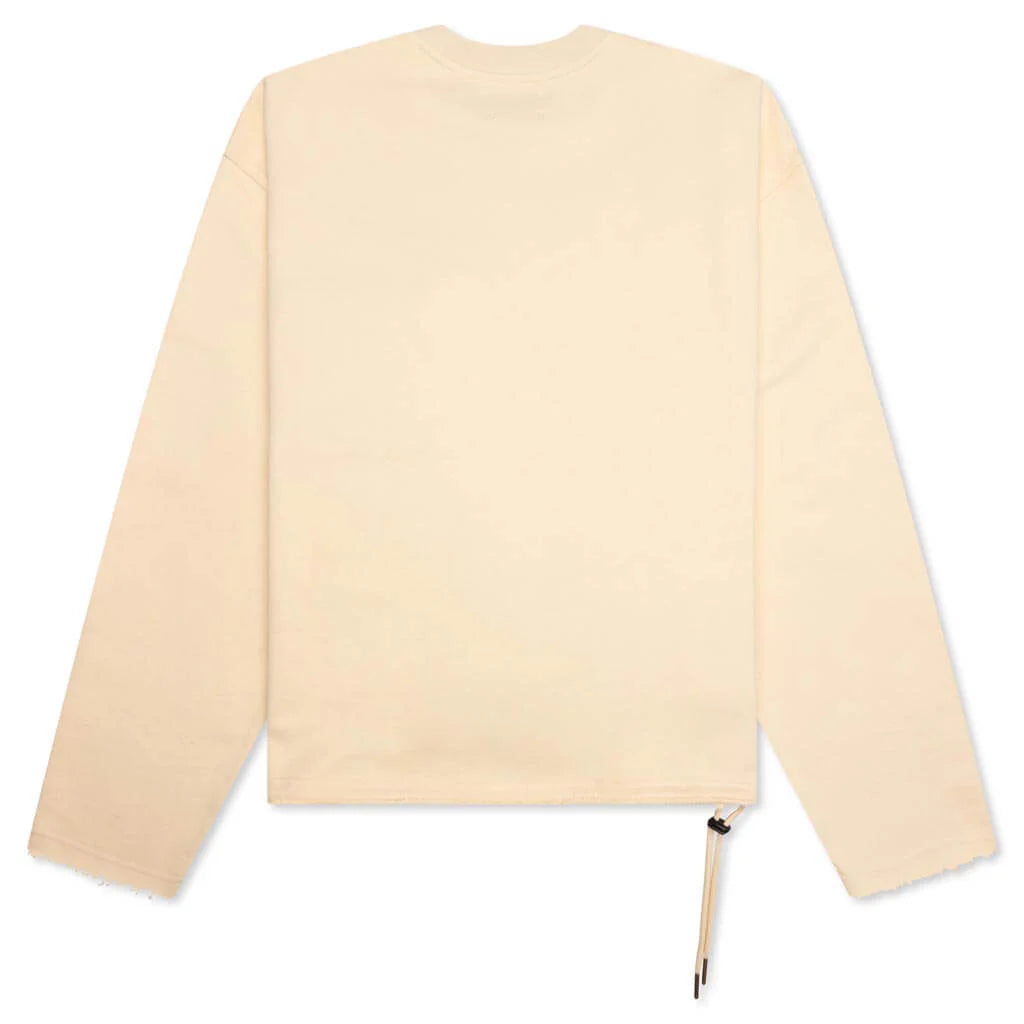 Pocket Pullover Crewneck Bone