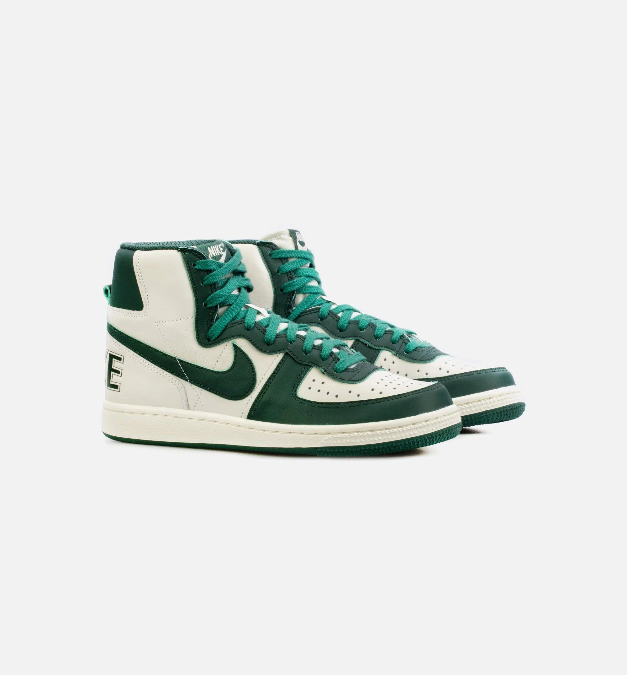 Terminator High Noble Green Mens Lifestyle Shoe Green White