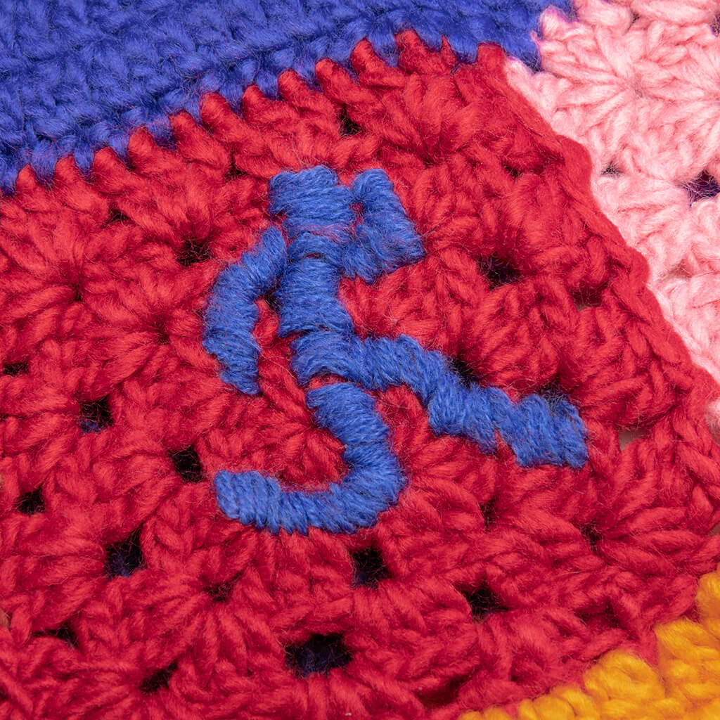 Running Man Crochet Hat Multi