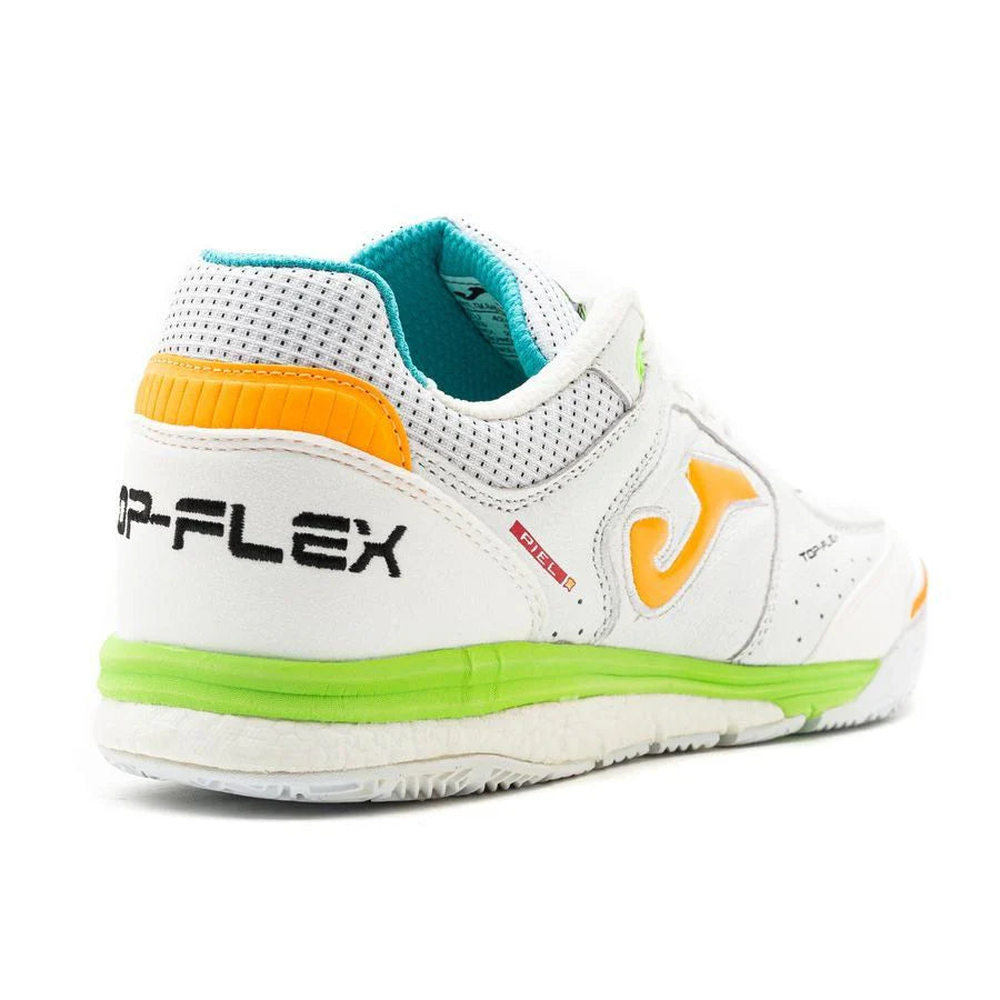 JOMA Top Flex Rebound 2332 IN Indoor Soccer Shoes White Orange