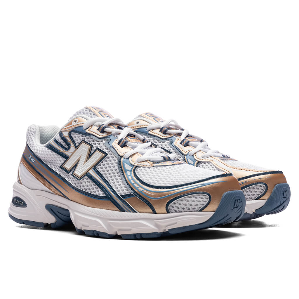 740 Heron Blue Vintage Indigo Gold Metallic Sea Salt