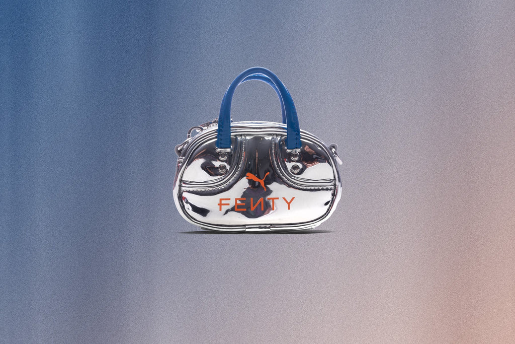 Puma x Fenty Pocket Grip Bag PUMA Silver Racing Blue Rickie Orange