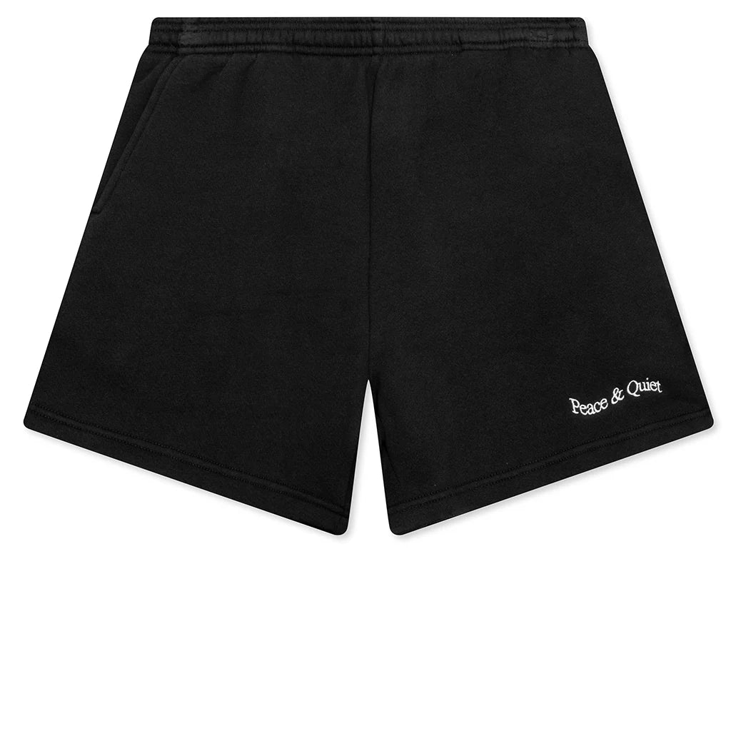 Wordmark Sweatshorts Black