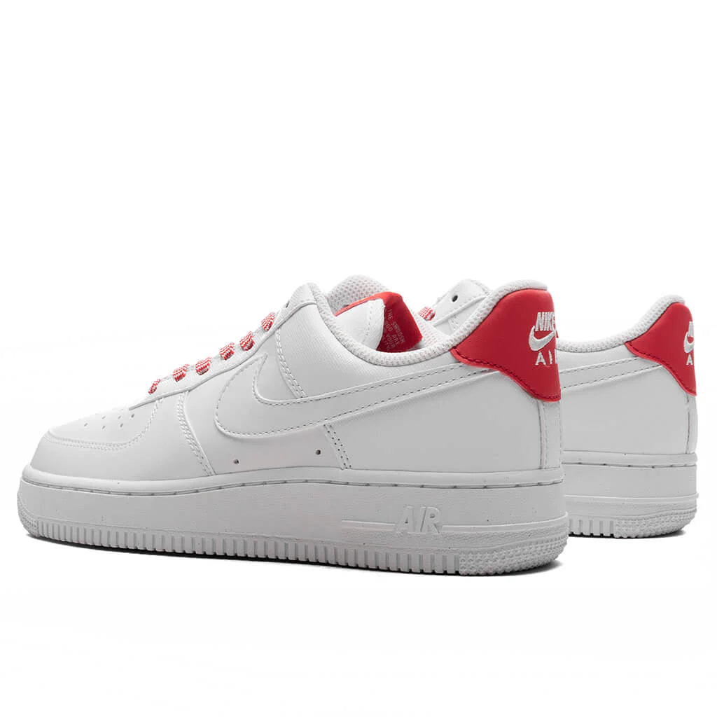 Womens Air Force 1 07 Next Nature White Light Crimson Pink Foam