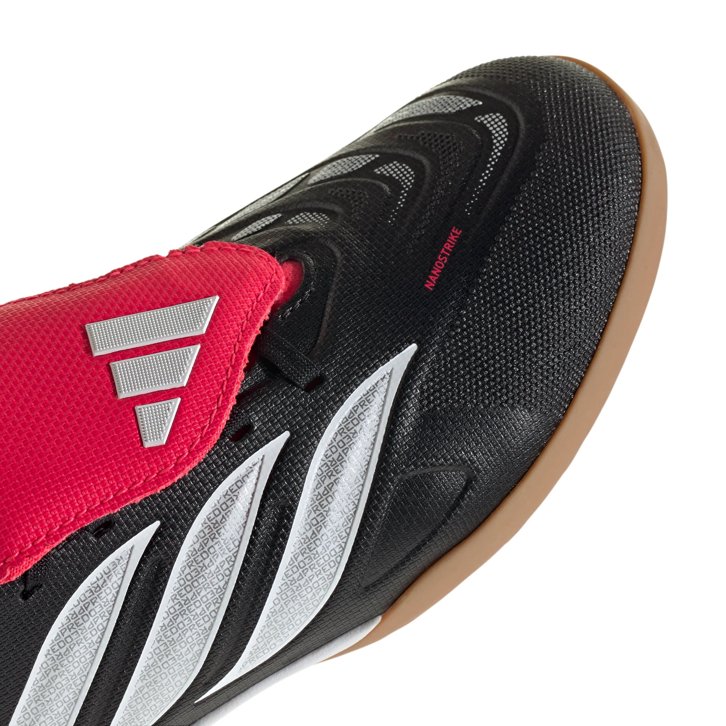 adidas Predator League Fold Over Tongue IN Indoor Youth Soccer Shoes Black White