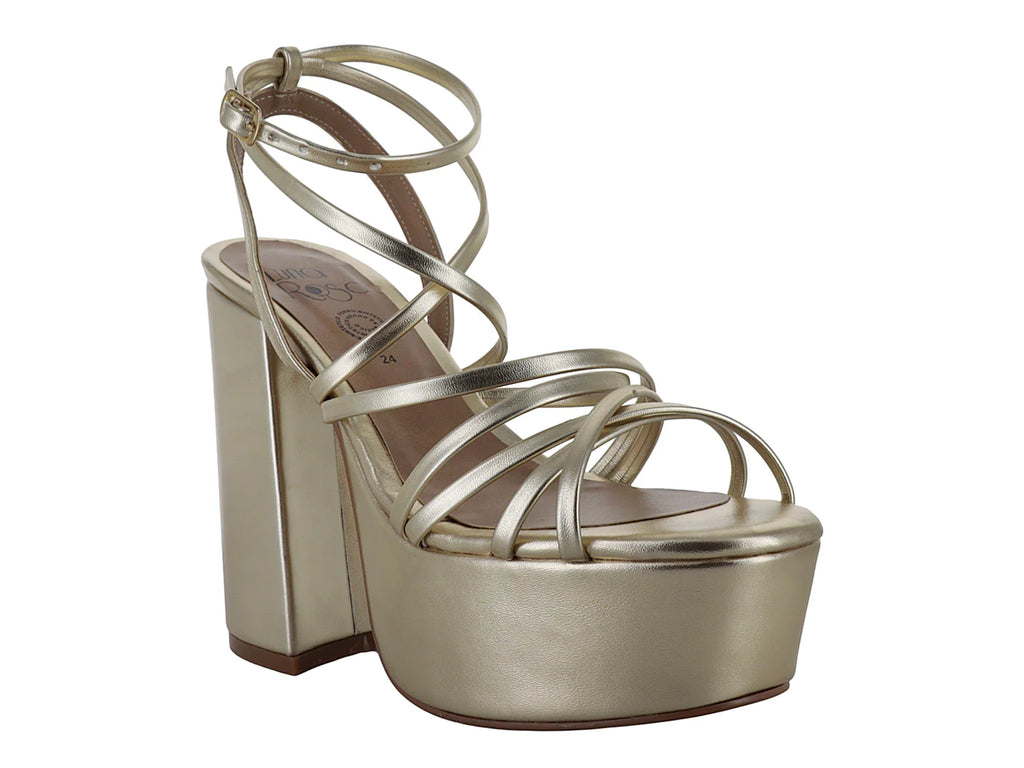 Sandalias Luna Rosa Oro Inglés para Mujer