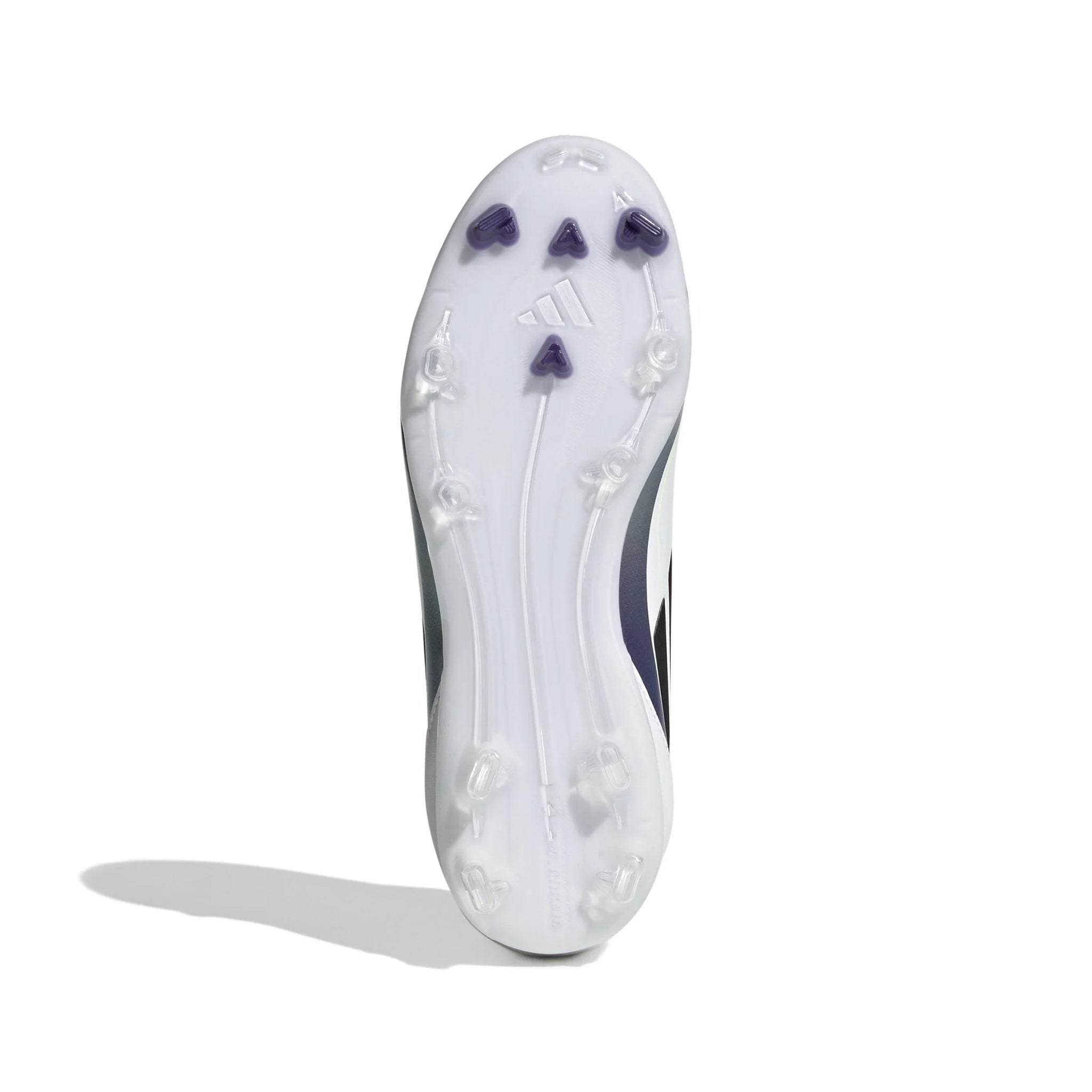 adidas Kids F50 League FG MG Messi Multi Ground Soccer Cleats White Black Purple