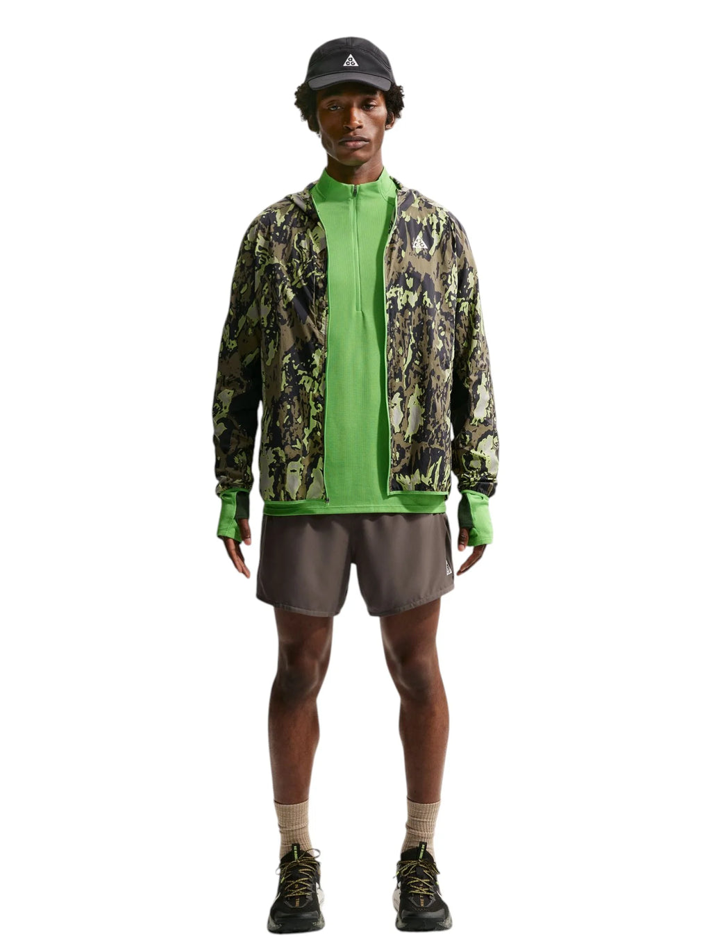 Nike Mens ACG Second Sunrise Dri FIT 5 Brief Lined Running Shorts
