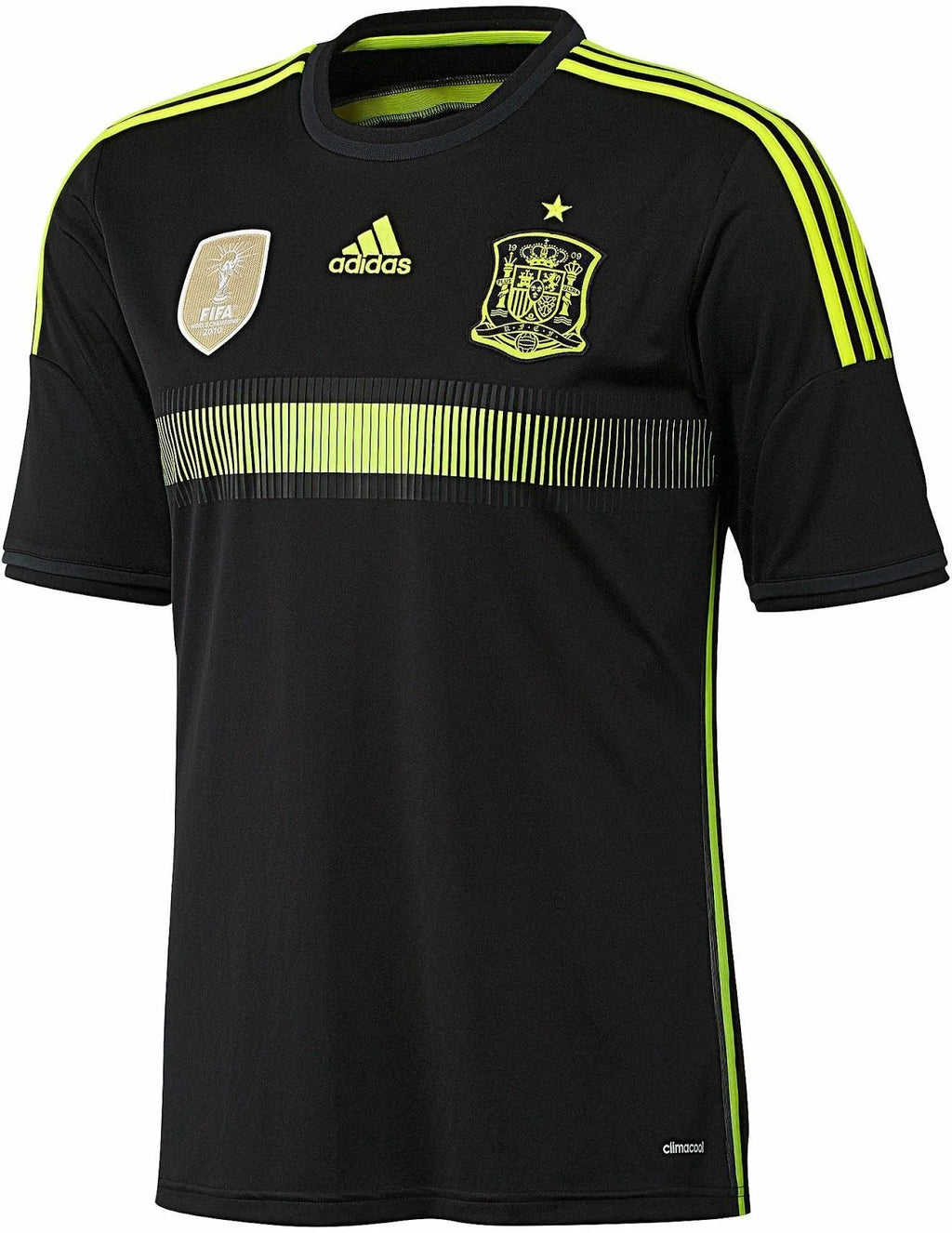 adidas Spain Away Jersey 14 Black Yel