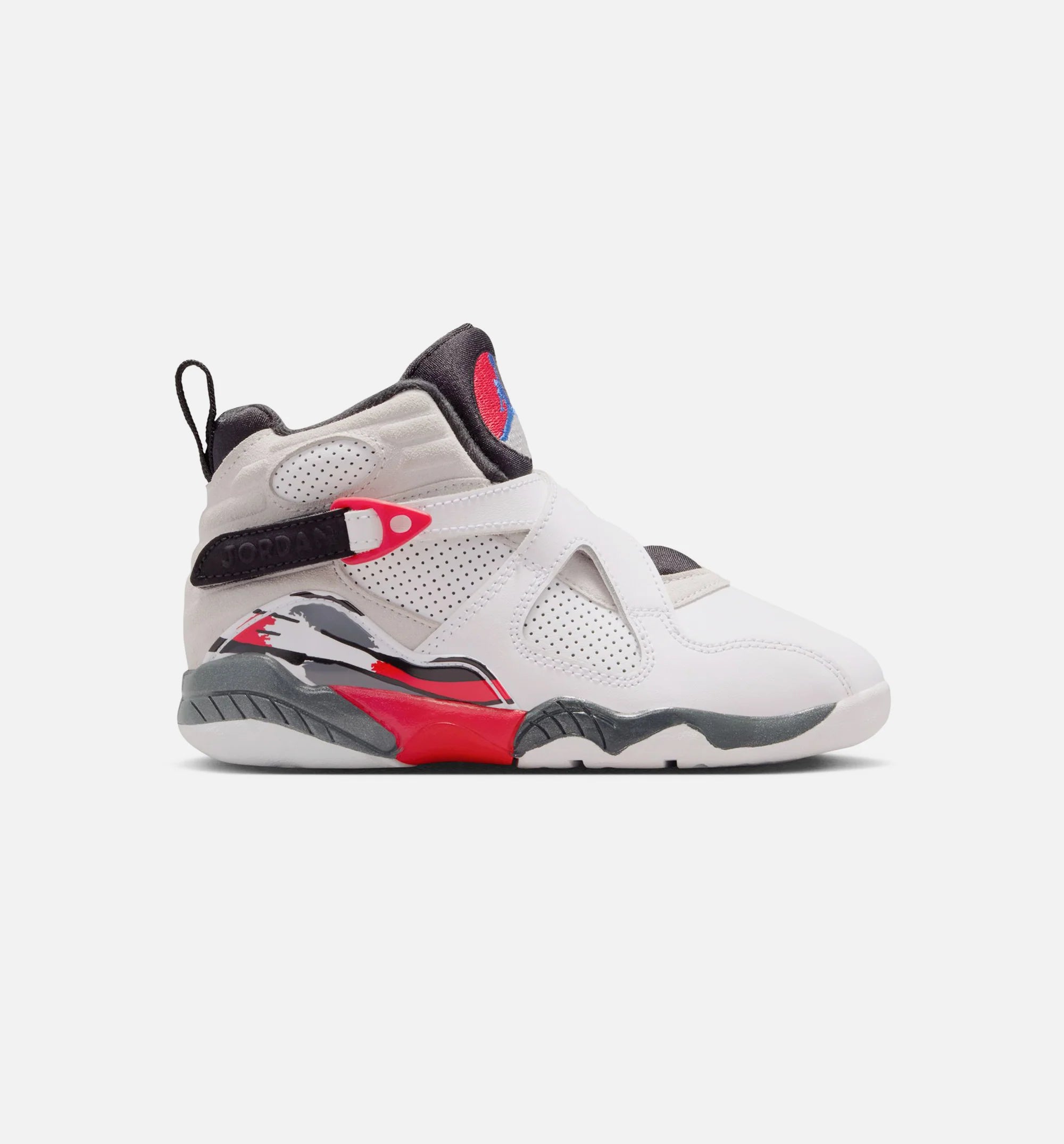 Air Jordan 8 Retro White And True Red Preschool Lifestyle Shoe White True Red Black