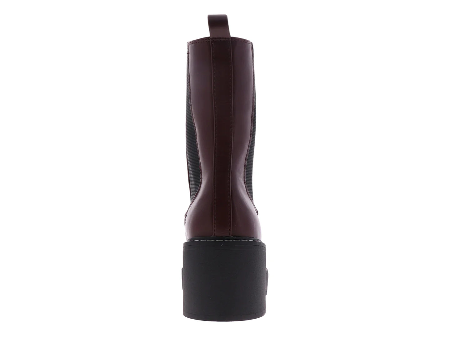 Botines Chelsea Nine West Color Vino para Mujer