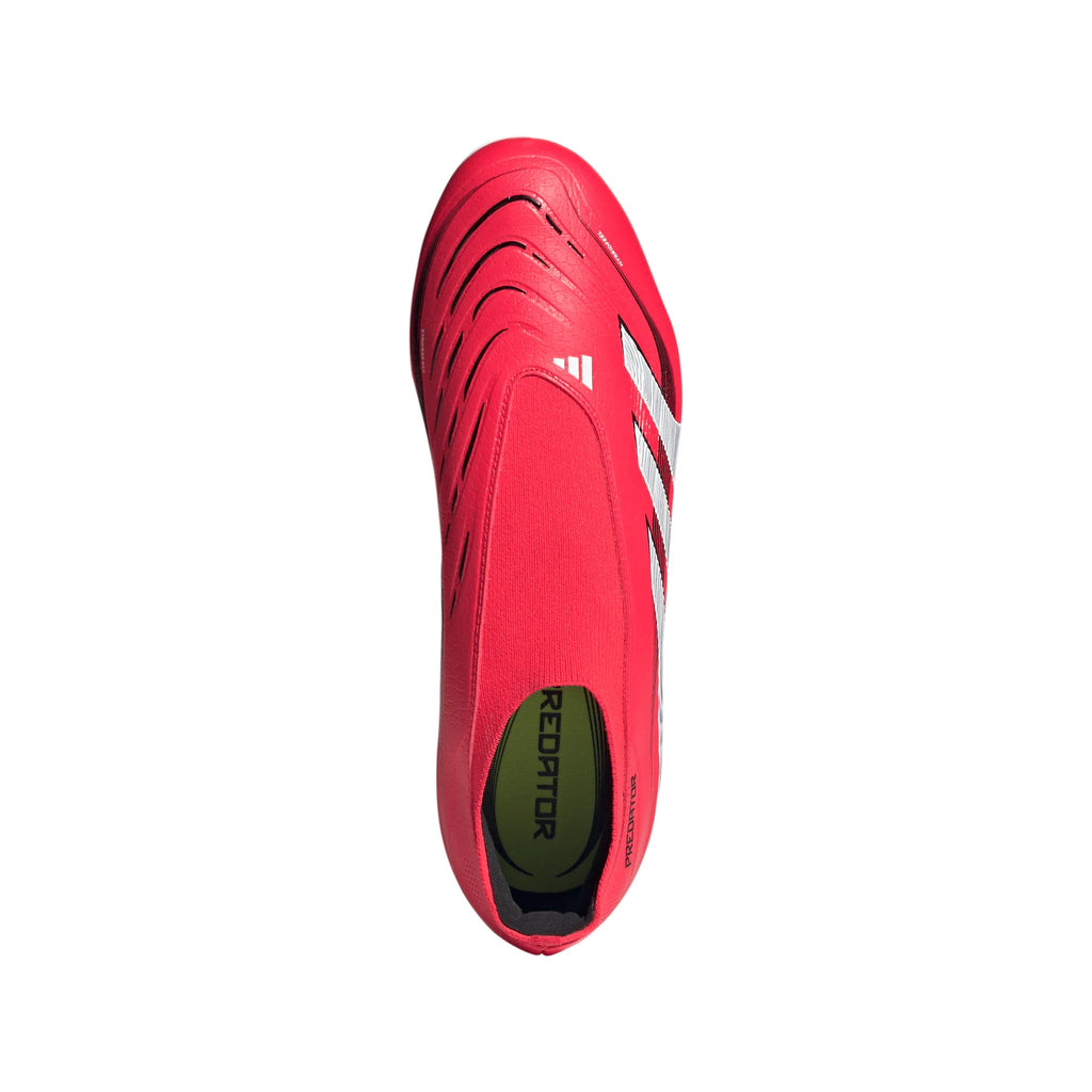 adidas Predator League Laceless FG MG Firm Multi Ground Boots Red