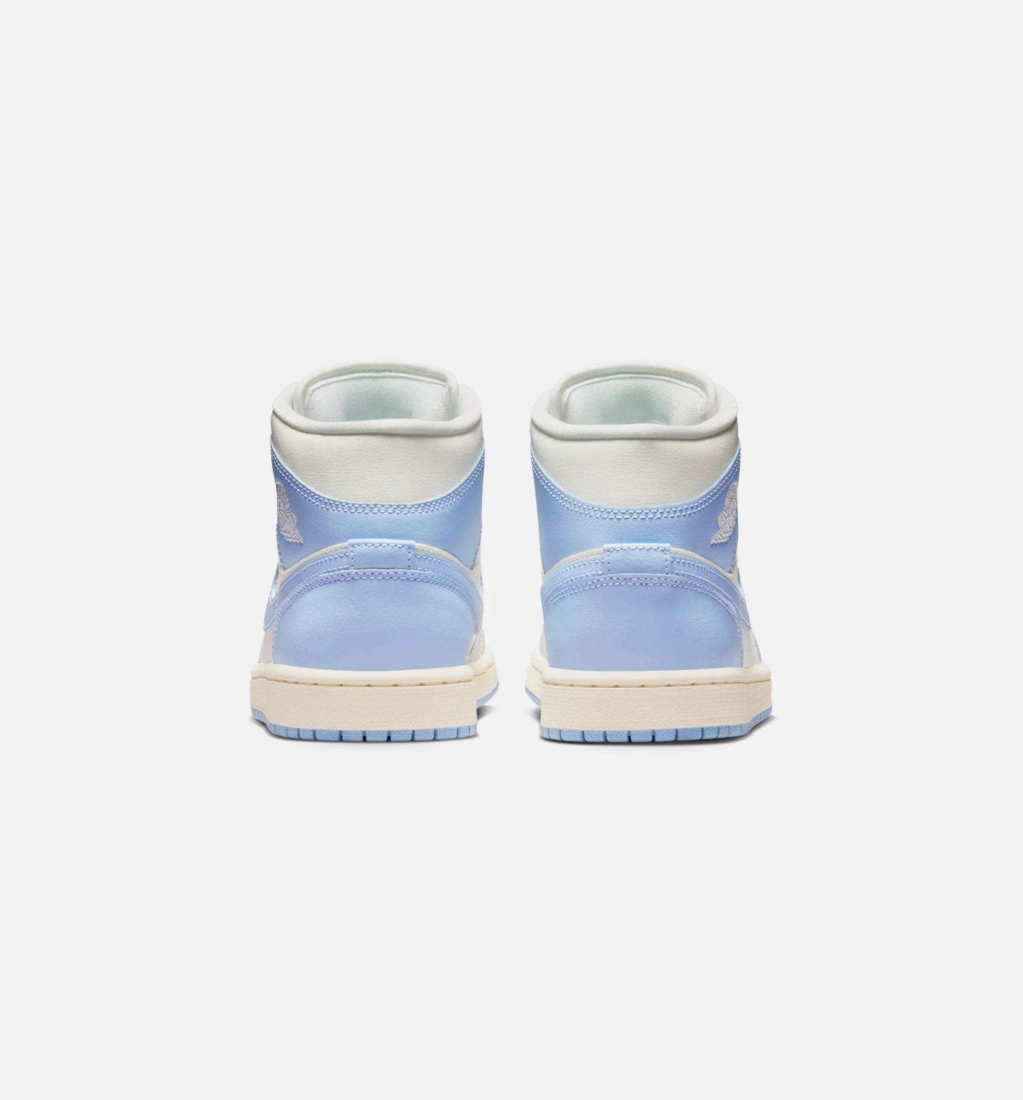 Air Jordan 1 Mid Womens Lifestyle Shoe Psychic Blue Neutral Grey Sail