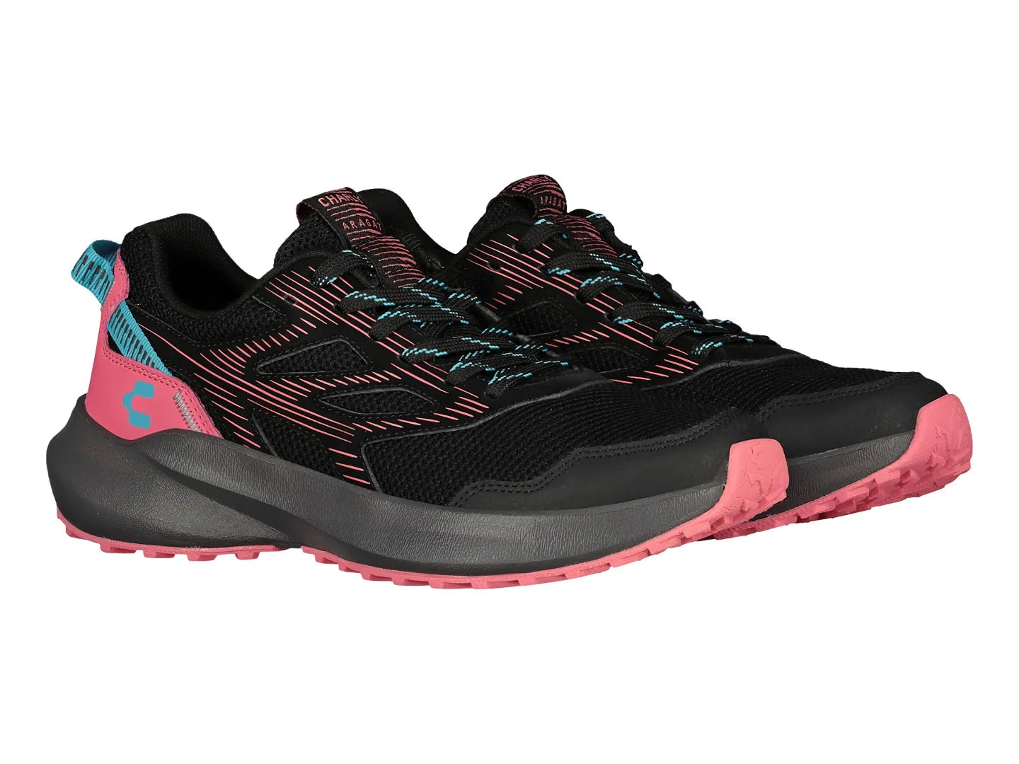 Tenis Charly Negro con Fucsia para Mujer