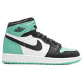 Air Jordan 1 Retro High OG GS White Black Green Glow