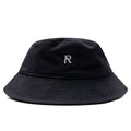Initial Bucket Hat Jet Black