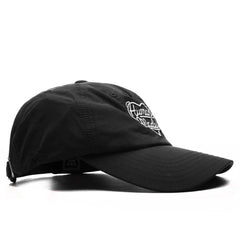 5 Panel Nylon Cap Black