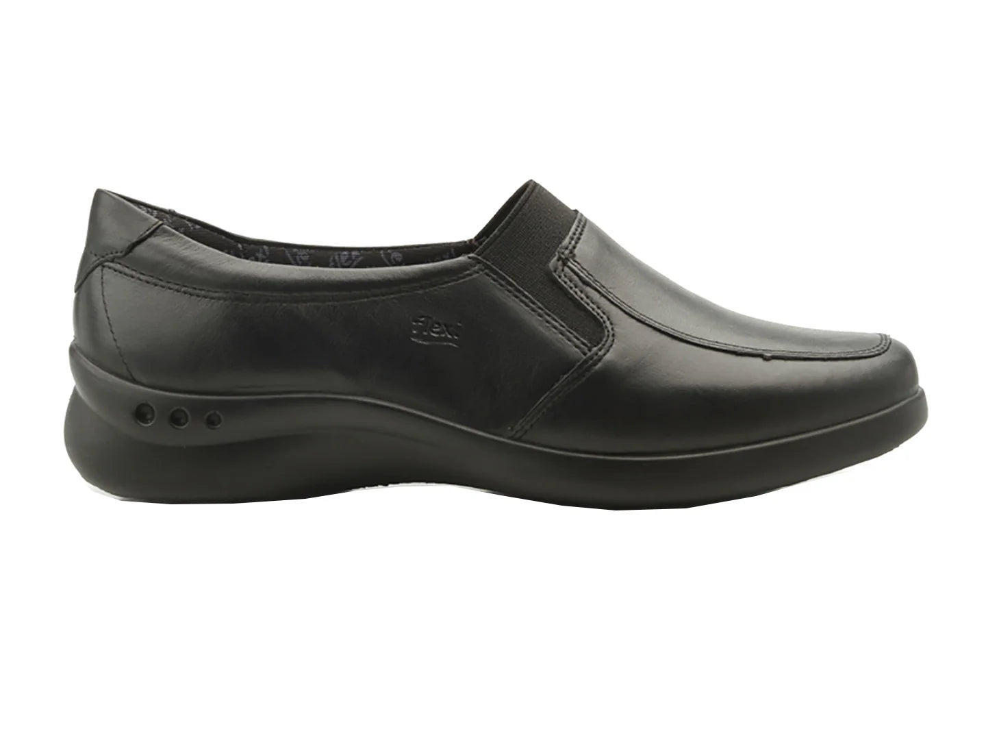 Zapatos Planos Flexi Negros para Mujer