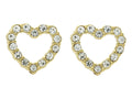 Aretes ROZE de Corazón Dorado para Mujer