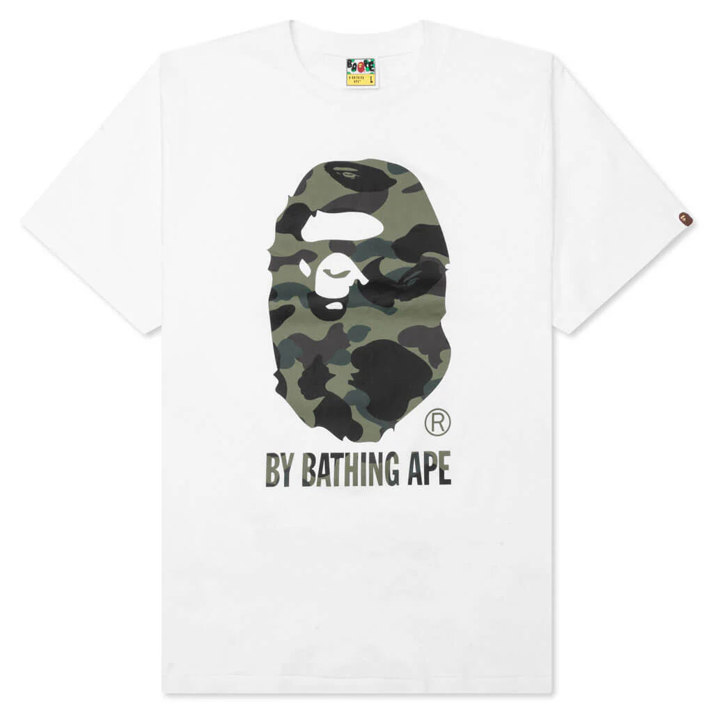 1st Camo By Bathing Ape Tee White Green