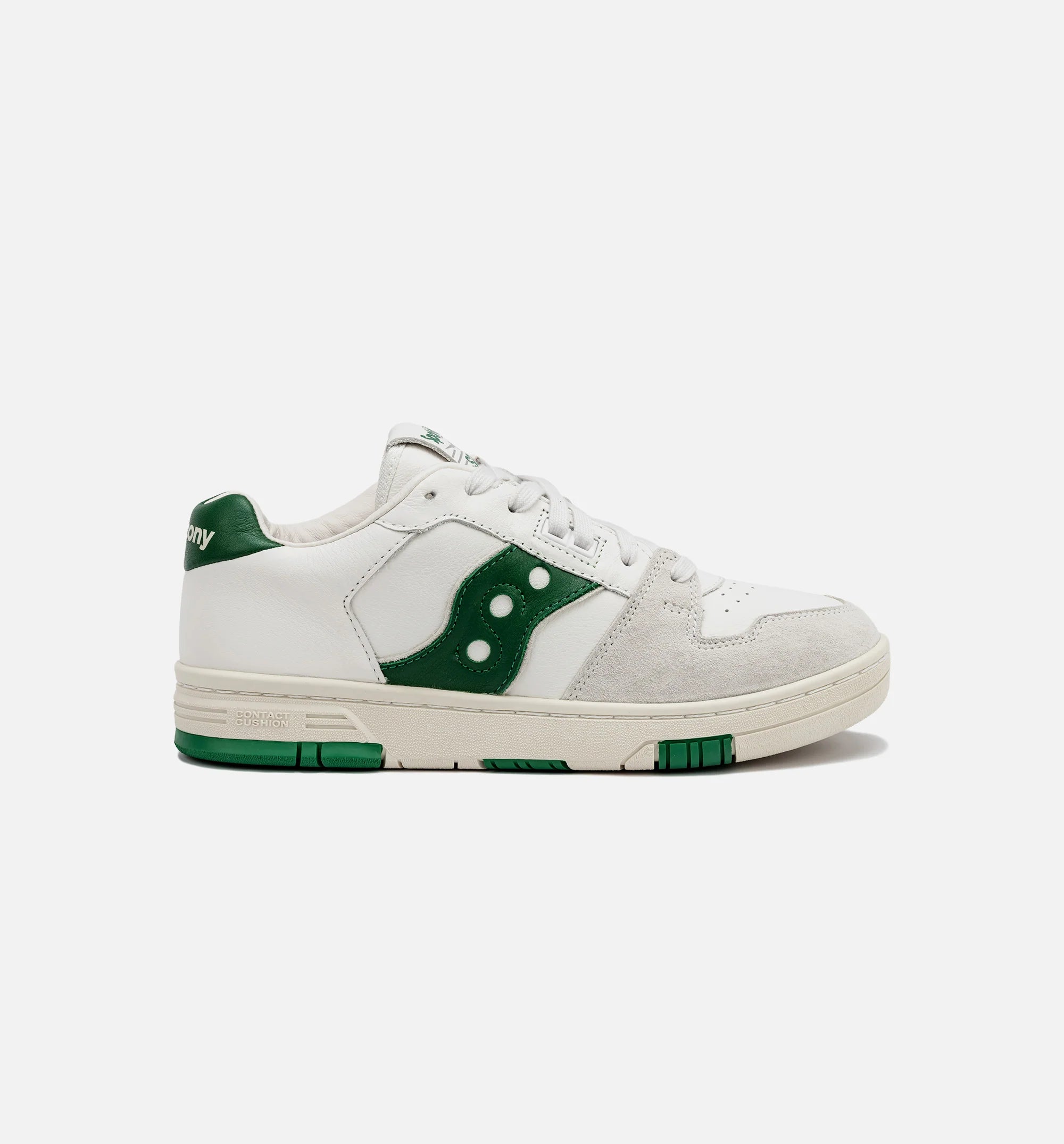 Sonic Low Mens Lifestyle Shoe White Green