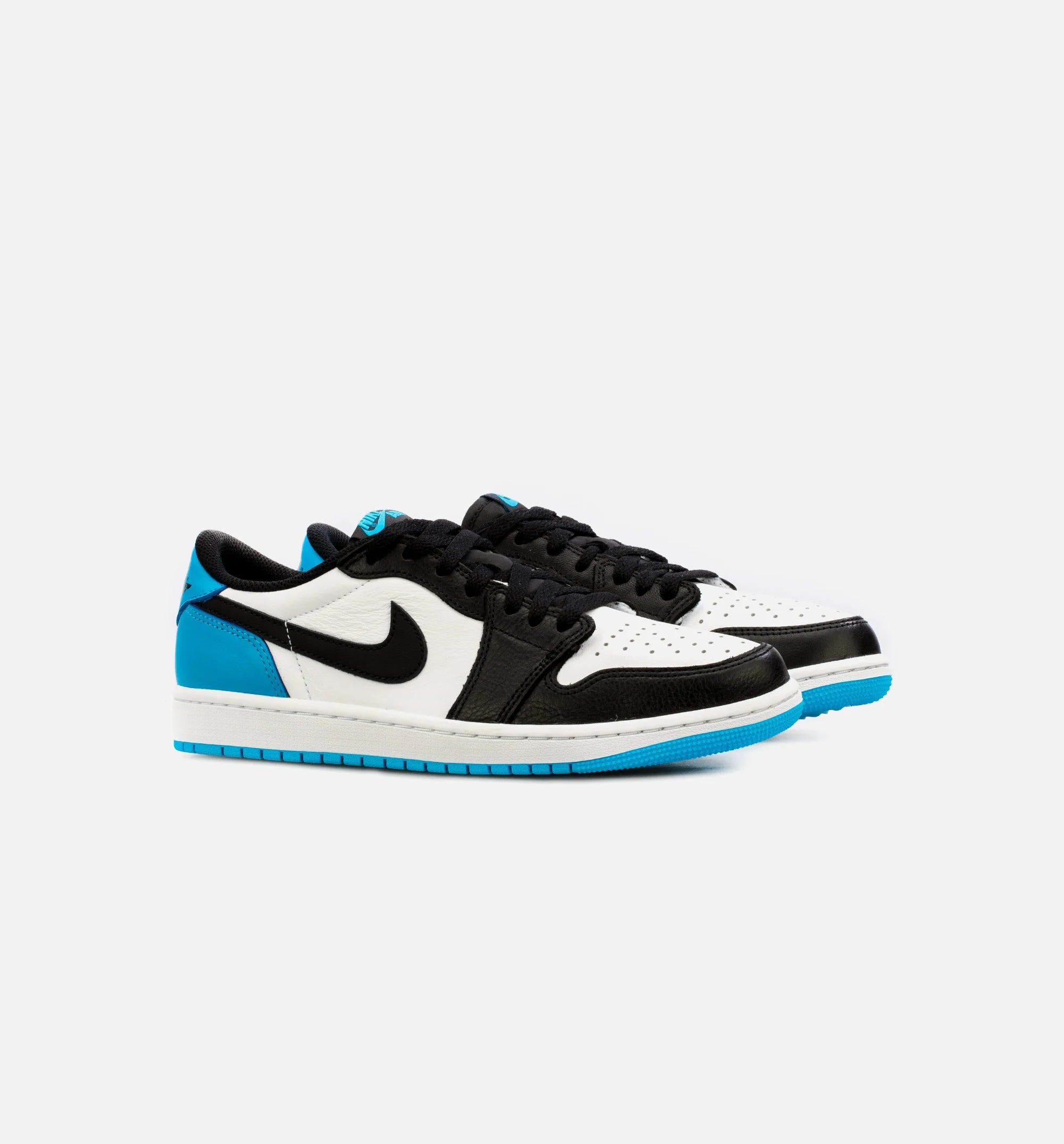 Air Jordan 1 Low OG Powder Blue Mens Lifestyle Shoe Black Blue Limit One Per Customer