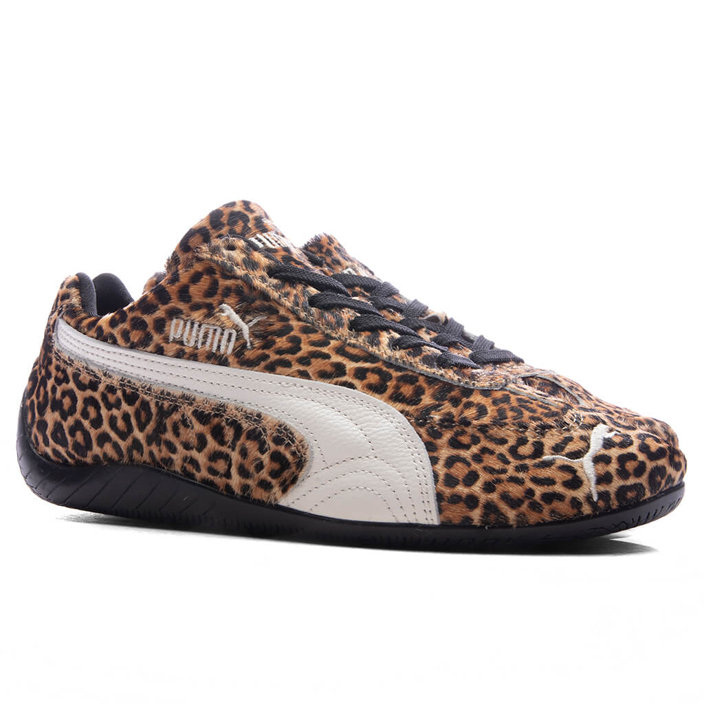 Womens Speedcat Leopard Black Warm White