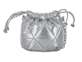 Bolsa de Hombro Ferretina Lola Diamante Plata para Mujer