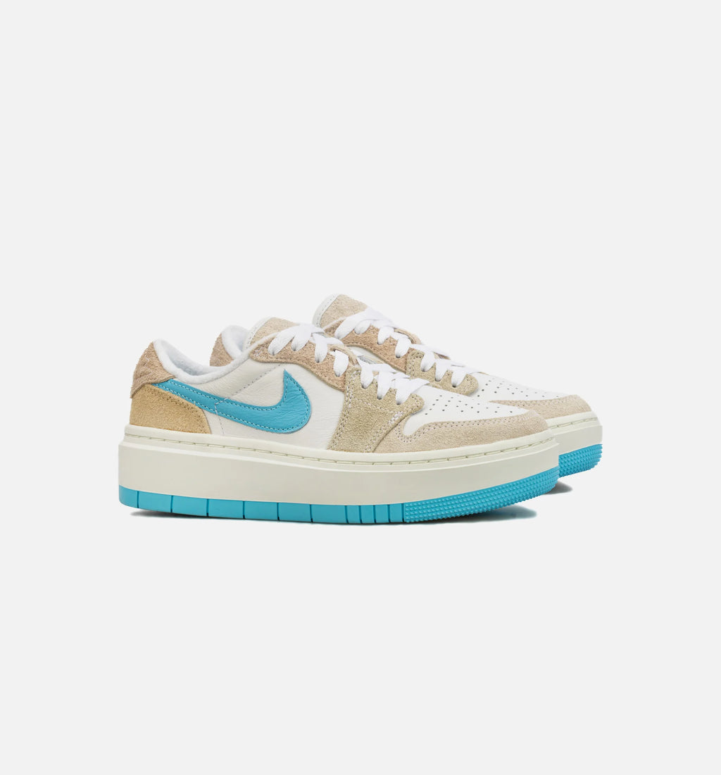 Air Jordan 1 Elevate Low Salt Lake City Womens Lifestyle Shoe Beige Blue