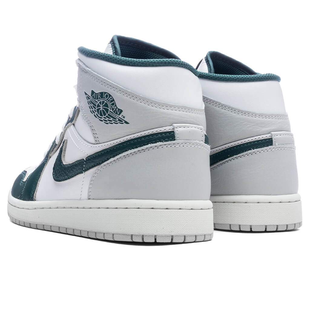 Air Jordan 1 Mid SE White Oxidized Green Sail