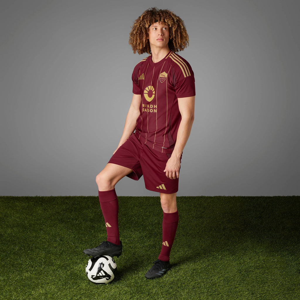 adidas Mens AS Roma Home Jersey 24 25