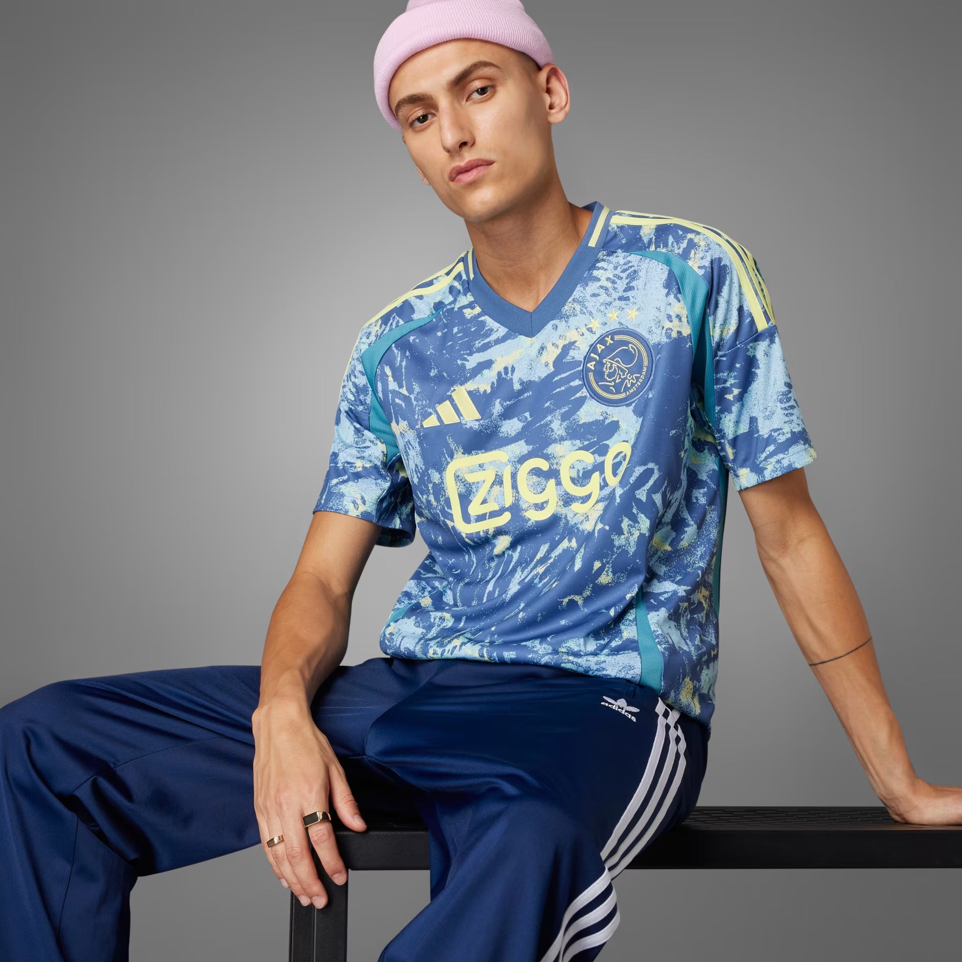 adidas Ajax Amsterdam Away Jersey 24 25 Crew Blue