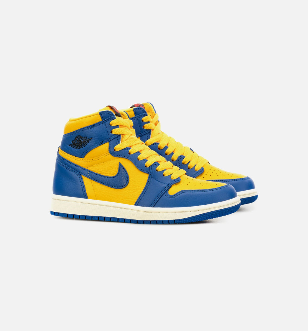 Air Jordan 1 High OG Reverse Laney Womens Lifestyle Shoe Yellow Blue