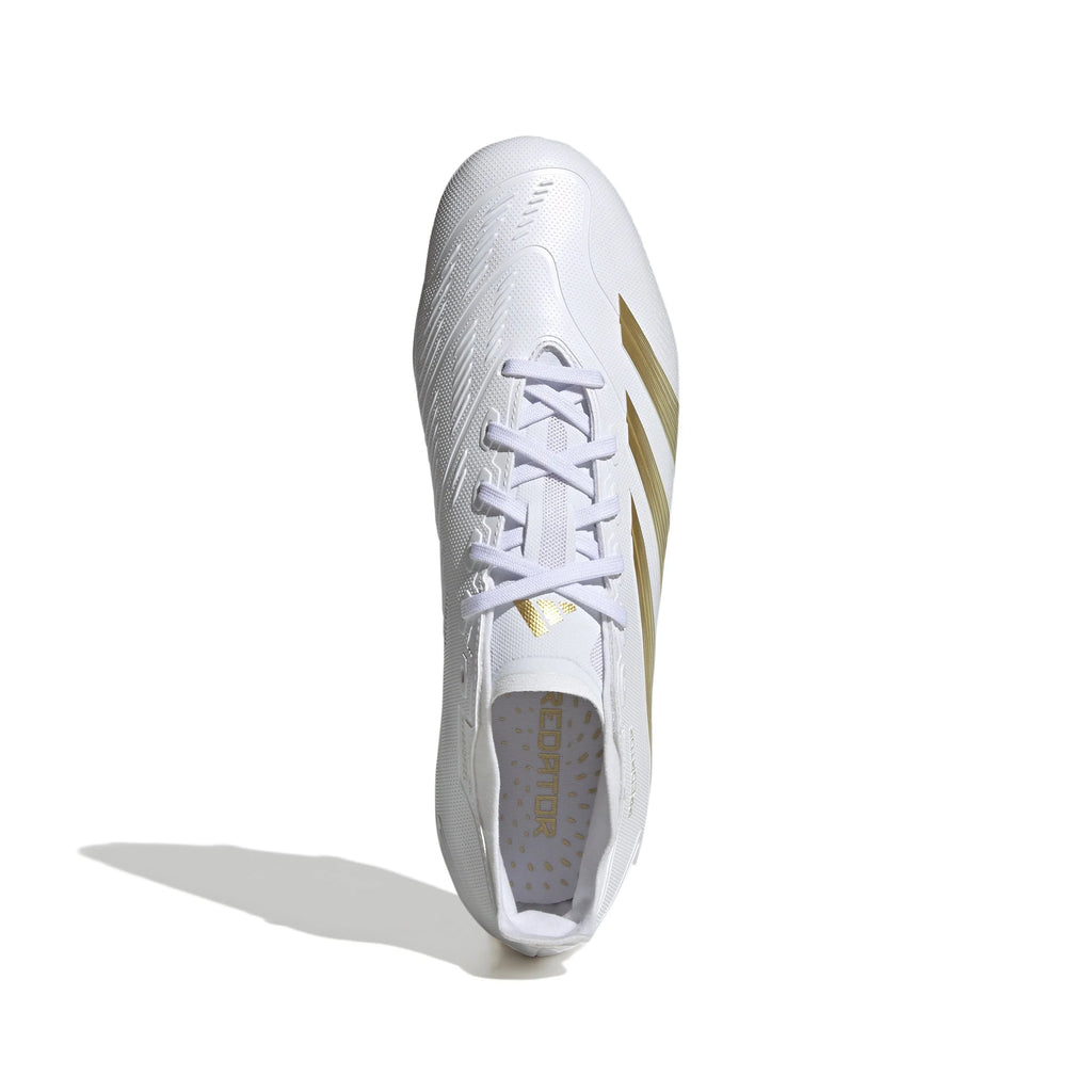 adidas Predator League FG Firm Ground Soccer Cleats White Gold